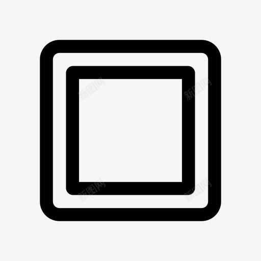 方形长方形简单形状图标svg_新图网 https://ixintu.com 形状 方形 简单 长方形