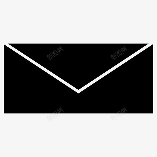 信封信图标svg_新图网 https://ixintu.com 信信 信封 封信