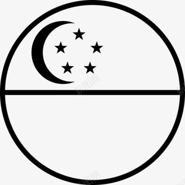 新加坡国旗国家sgp图标图标