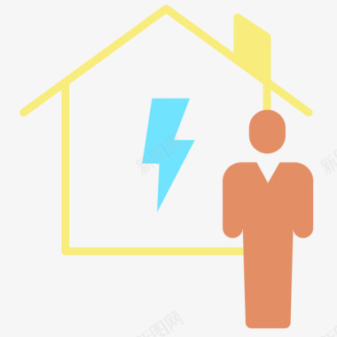 房子能源54平图标图标