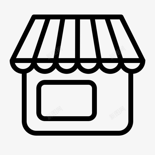 市场商场网上图标svg_新图网 https://ixintu.com 商场 商店 市场 网上 购物