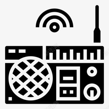 无线电广播设备图标图标