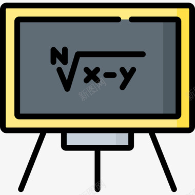 黑板物理25线颜色图标图标