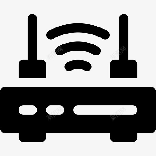 Wifi黑客40已填充图标svg_新图网 https://ixintu.com Wifi 填充 黑客