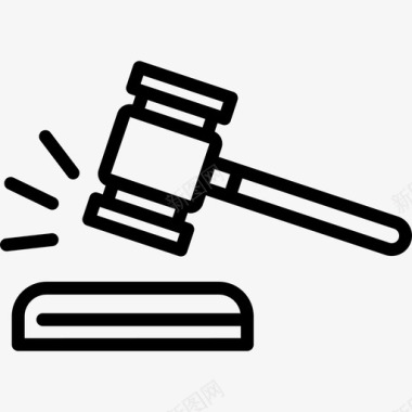 哈默法官正义法律图标图标