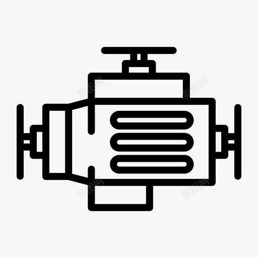 发动机14号赛车直列式图标svg_新图网 https://ixintu.com 列式 发动机 号赛 车直