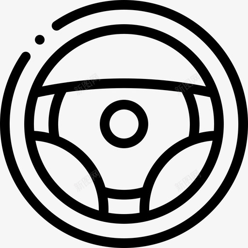 方向盘汽车修理17线性图标svg_新图网 https://ixintu.com 方向盘 汽车修理 线性