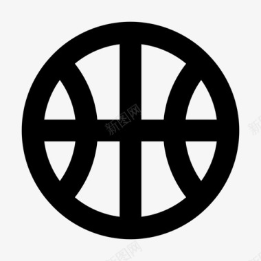 篮球比赛运动图标图标