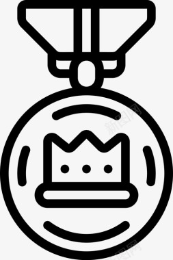 勋章君主制3直系图标图标