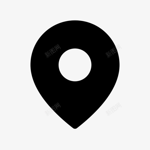 导航地标位置图标svg_新图网 https://ixintu.com 位置 商店 地图 地标 导航