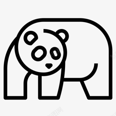 熊猫中国87大纲图标图标