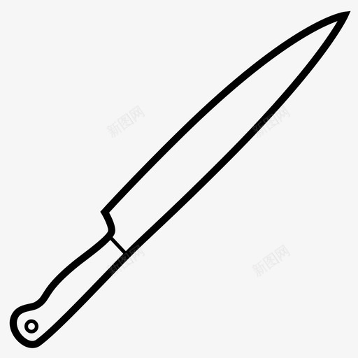雕刻刀厨房图标svg_新图网 https://ixintu.com 刻刀 厨房 雕刻