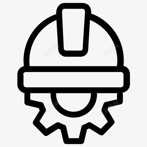 工程开发安全帽图标svg_新图网 https://ixintu.com 制造 图标 在建 安全帽 工程 工程师 开发 机械 生产线