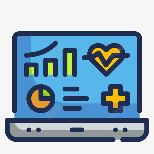 医学报告医学技术3线性颜色图标svg_新图网 https://ixintu.com 医学 技术 报告 线性 颜色