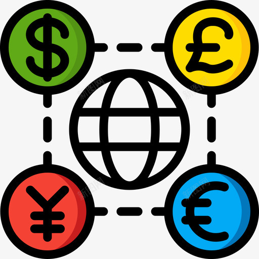 Exchange金融133线性颜色图标svg_新图网 https://ixintu.com 线性 金融 颜色