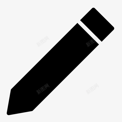编辑钢笔铅笔图标svg_新图网 https://ixintu.com 3字形 ui 书写 工具 编辑 钢笔 铅笔