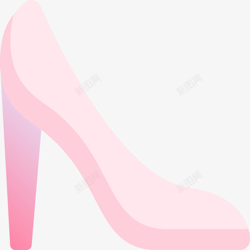 高跟鞋母亲节平底鞋图标svg_新图网 https://ixintu.com 平底 母亲节 高跟鞋