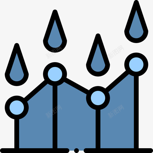 折线图天气239线性颜色图标svg_新图网 https://ixintu.com 天气 折线 线图 线性 颜色