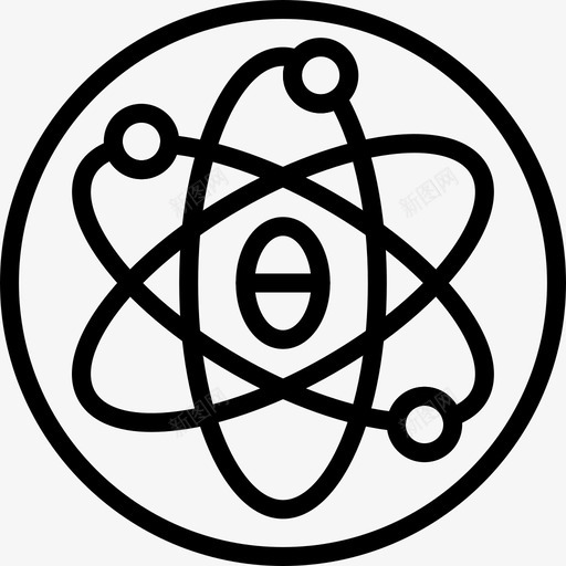 Atom医学187直系图标svg_新图网 https://ixintu.com Atom 医学 直系