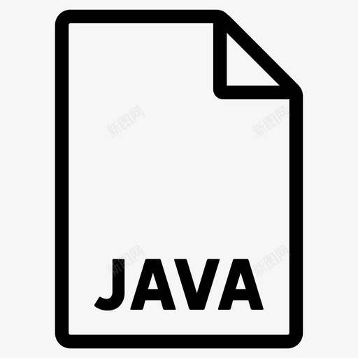 java格式文件文件格式图标svg_新图网 https://ixintu.com 文件 格式