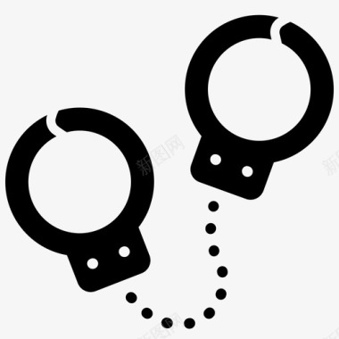 手铐锁链正义图标图标