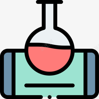 化学教育263线性颜色图标图标