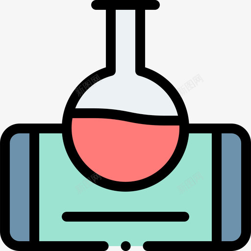 化学教育263线性颜色图标svg_新图网 https://ixintu.com 化学 教育 线性 颜色