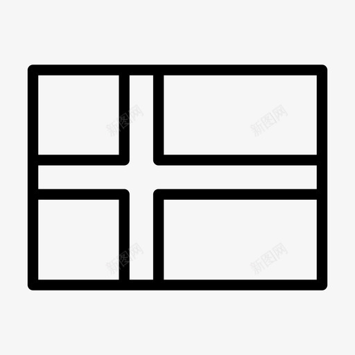 冰岛国旗国家世界国旗图标svg_新图网 https://ixintu.com 世界 冰岛 国家 国旗