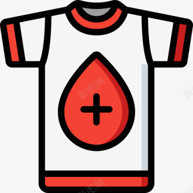 献血者献血44线色图标图标