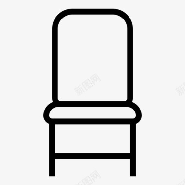 高脚椅家具家居图标图标