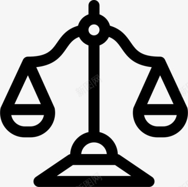正义法律和正义28直系图标图标