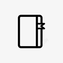 备忘簿笔记本备忘簿办公用书图标高清图片
