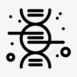 研究路线dna研究科学图标高清图片