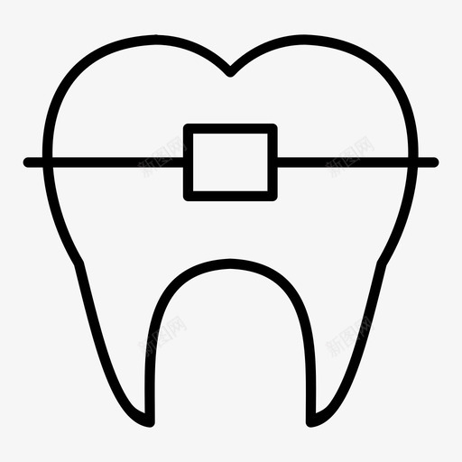 牙齿牙刷健康图标svg_新图网 https://ixintu.com 健康 口腔 牙刷 牙齿