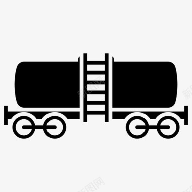油火车货物运输物流配送图标图标