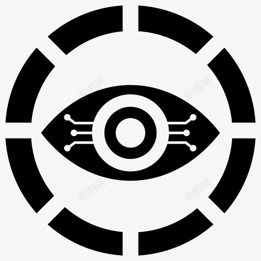 网络监控网络眼网络安全概念图标svg_新图网 https://ixintu.com 图标 控制论 机械 概念 立体 立体图 网络 网络安全 网络监控 虚拟现实