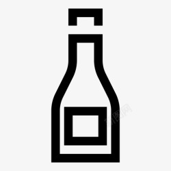 葡萄酒塞子字母葡萄酒酒瓶塞子图标高清图片