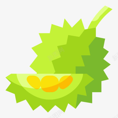 Durianfruitsandvegetables49flat图标图标