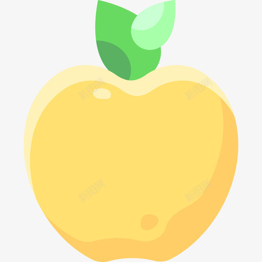 苹果水果16扁平图标svg_新图网 https://ixintu.com 扁平 水果 苹果