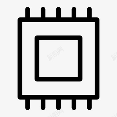芯片设备硬件图标图标