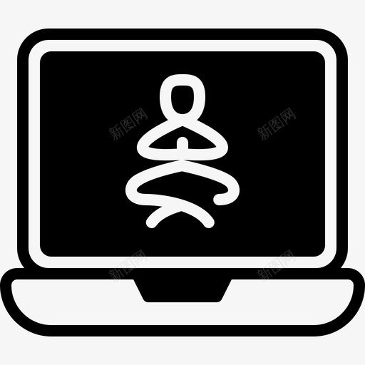 笔记本电脑瑜伽15填充图标svg_新图网 https://ixintu.com 填充 瑜伽 电脑 笔记本