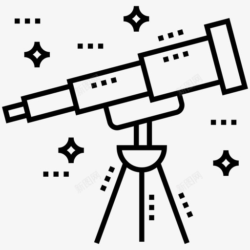 望远镜天文学双筒望远镜图标svg_新图网 https://ixintu.com 光学 双筒 图标 天文学 技能 望远镜 生活 研究 线图 设备