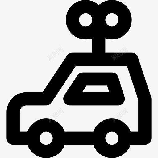 汽车27幼儿园直线图标svg_新图网 https://ixintu.com 幼儿园 汽车 直线