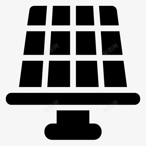 太阳能板太阳能电池太阳能图标svg_新图网 https://ixintu.com 制造商 图标 太阳能 太阳能电池 字形 工程师 生产 系统