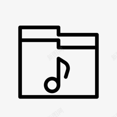 文件夹音乐音频文件音乐图标图标