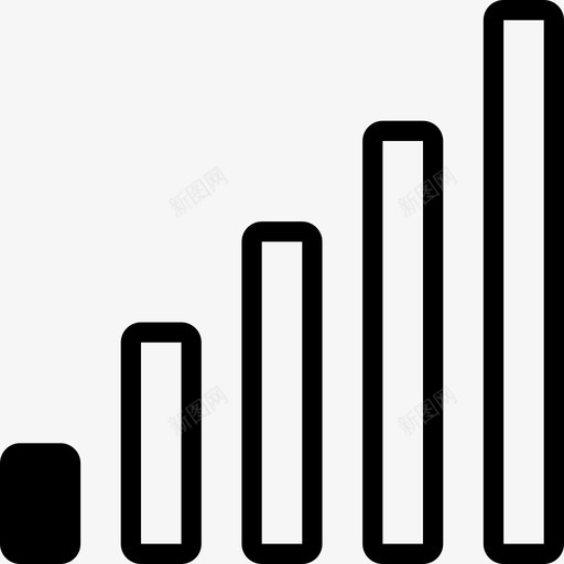 信号移动信号信号条图标svg_新图网 https://ixintu.com wifi 信号 多媒体 娱乐 移动