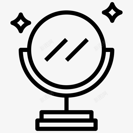 镜子卫生25线性图标svg_新图网 https://ixintu.com 卫生 线性 镜子