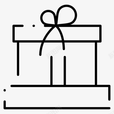 礼物盒子复活节图标图标