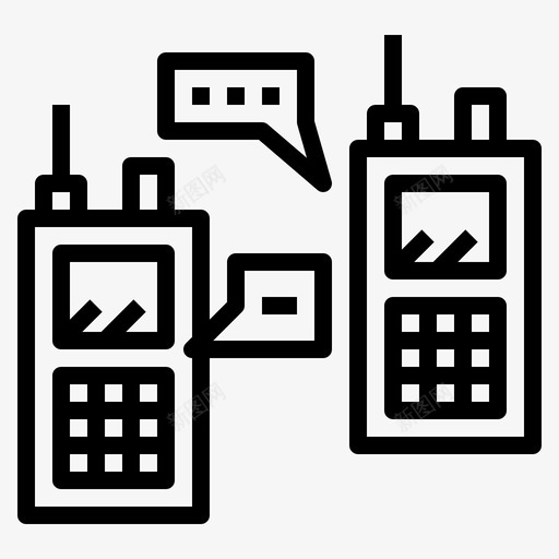 谈话会议技术图标svg_新图网 https://ixintu.com 会议 广播电台 技术 谈话