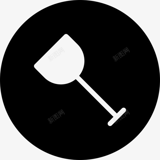划桨运动圆形填充图标svg_新图网 https://ixintu.com 划桨 圆形 填充 运动